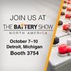 The Battery Show 2024 - Booth #3754
