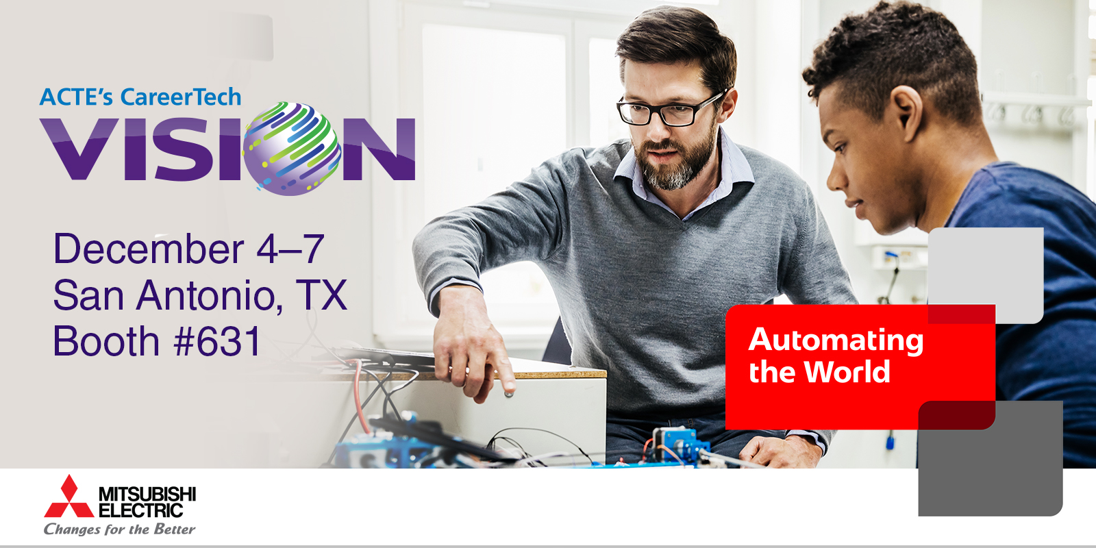 Visit Mitsubishi Electric at CareerTech VISION 2024 San Antonio, TX