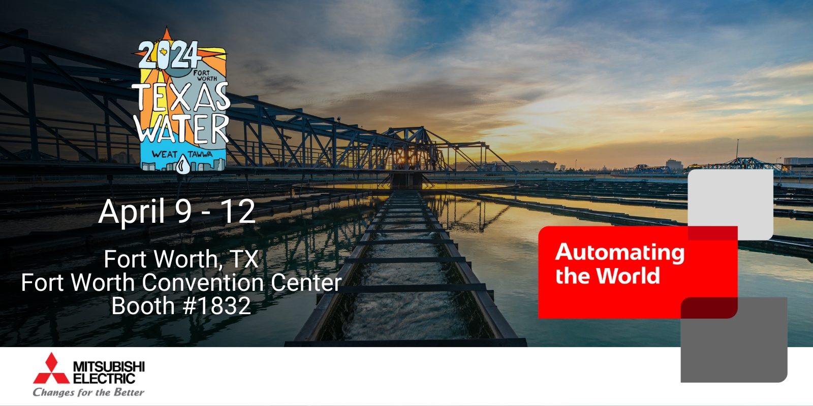 Visit Mitsubishi Electric at Texas Water 2024 Fort Worth, TX