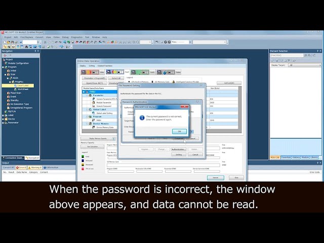 Program the FX5U CPU module - Security Function Types 2 Video
