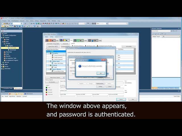 Program the FX5U CPU module - Security Function Types 3 Video