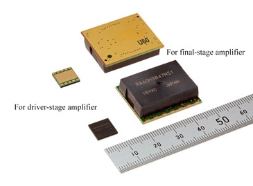 Silicon RF high-output MOSFET module pair